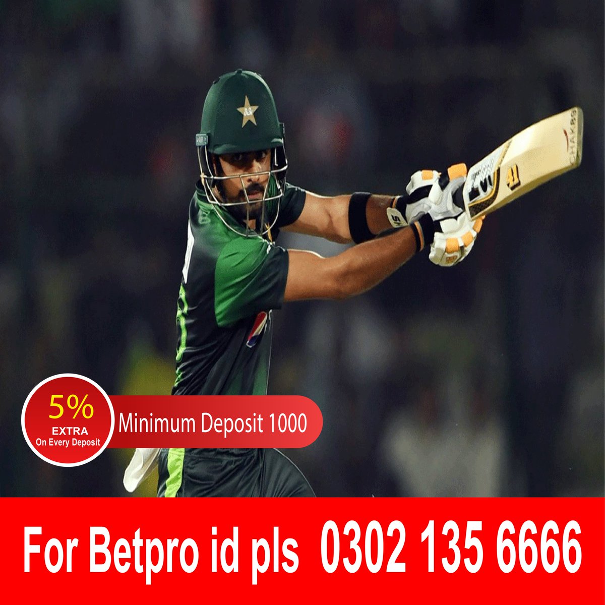 Betpropak's tweet photo. Love u pkiastan Team 
🟨 ONLINE BETTING ID AT BETPRO EXCH. Full 💯 Trusted Dealer Agent.
✅ ONLINE ID SERVICES.
✅ INSTANT WITHDRAWAL.
✅ Call 0302 135 6666
✅https://t.co/UYpUStuMHs
#betpro #cricketbetting #Betfair #Bet365 #bettingpakistan #inforeborn #t20worldcup https://t.co/JXt9evcyrb