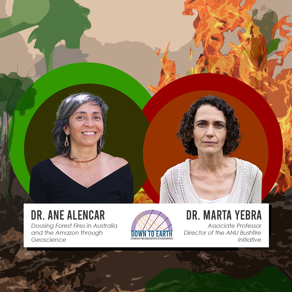 GRSS_IDEA's tweet photo. We hear about fires in #Australia  and we also hear fires in the #Amazon, #Brazil

#DowntoEarth S3E5 with @Myerba12 &amp; @AneAlencar3 speaks to us about these different fire events

📍Spotify https://t.co/1OEmzMetGA
📍Apple https://t.co/UJ34FGIUue
📍Podbean https://t.co/2SUcMzN517 https://t.co/n6FVogZvT8