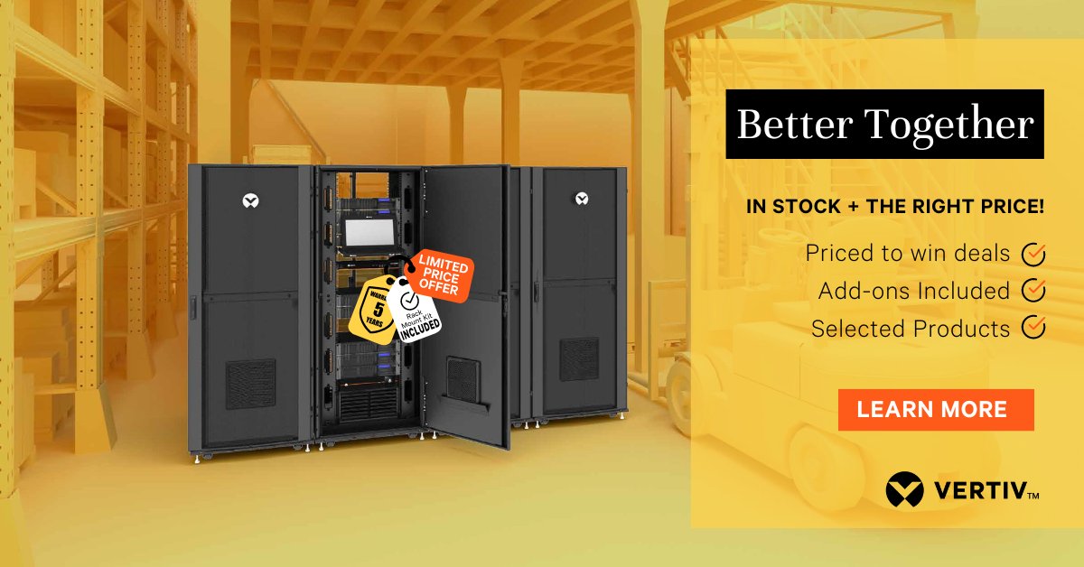CommsExpress's tweet photo. Win a £50 Amazon Voucher and check out the @VertivEMEA Special Limited Time Offers!
Priced to win Deals. More Info: https://t.co/4jvHQoRERZ 

#Vertiv #BetterTogether #Avocent #ACS800 #ITmanagement #GXT5 https://t.co/H3JUizkeei