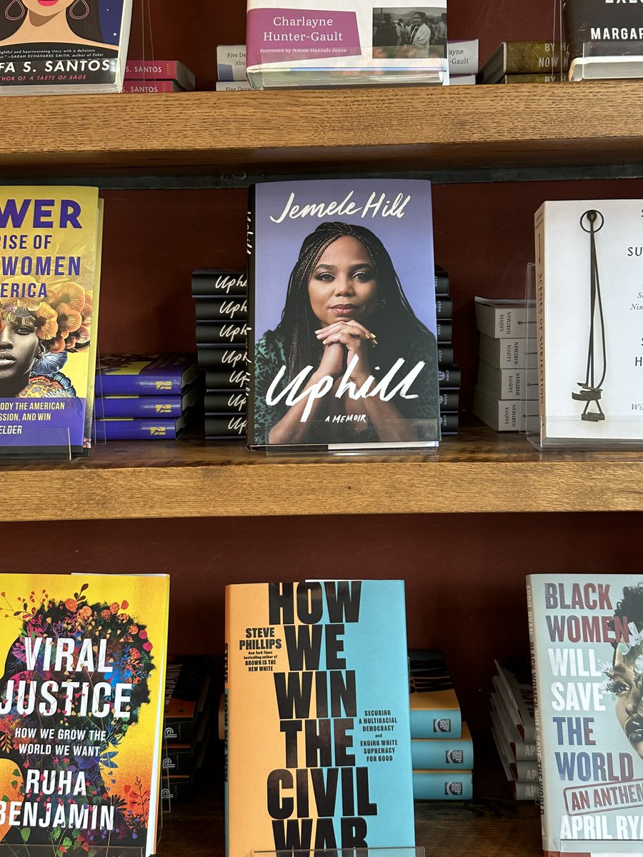 Loved walking into @UncleBobbies and seeing @jemelehill’s amazing new book. Buy it today!!!