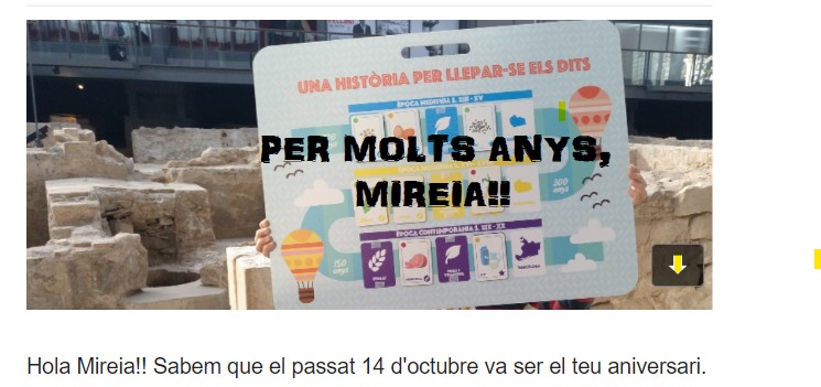 Quan reps un email així, amb una invitació personalitzada a la teva filla, plores com una tòtila de l'emoció i dones gràcies per trobar gent així de maca al teu camí. Miliones de gràcies, Mónica, Víctor i tot l'equip de <a href="/ElBornCCM/">El Born CCM</a> ! 🥰