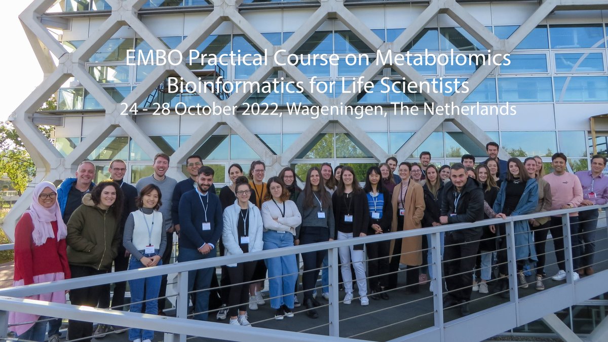 JosH (@jos_hageman) on Twitter photo Here is the wonderful group that is currently participating in the <a href="/EMBO/">EMBO</a> #metabolomics course! Again an educational and enjoyable experience for all. <a href="/WUR/">Wageningen U&R</a> <a href="/yaneslab/">Oscar Yanes</a> <a href="/metaboknight/">Reza Salek</a> <a href="/ESchymanski/">Emma Schymanski</a> <a href="/MarionaVinaixa/">Maria Vinaixa</a> <a href="/PiFranceschi/">Pietro Franceschi</a> <a href="/mklapa10/">Maria Klapa</a> @MetExplore <a href="/JohanWesterhuis/">Johan Westerhuis</a> Here is the wonderful group that is currently participating in the <a href="/EMBO/">EMBO</a> #metabolomics course! Again an educational and enjoyable experience for all. <a href="/WUR/">Wageningen U&R</a> <a href="/yaneslab/">Oscar Yanes</a> <a href="/metaboknight/">Reza Salek</a> <a href="/ESchymanski/">Emma Schymanski</a> <a href="/MarionaVinaixa/">Maria Vinaixa</a> <a href="/PiFranceschi/">Pietro Franceschi</a> <a href="/mklapa10/">Maria Klapa</a> @MetExplore <a href="/JohanWesterhuis/">Johan Westerhuis</a>