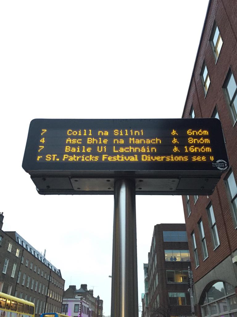 #flannobrien would be proud of the real-time #Dublinbus noticeboards that tell you when the busses arrive, but not when they depart. Shur why woudjya be needing to know that now Ted? Never change, Ireland, you f-ing beauty <a href="/dublinbusnews/">dublinbusnews</a> <a href="/DublinLive/">DublinLive</a> #irishhumour #tisgrand