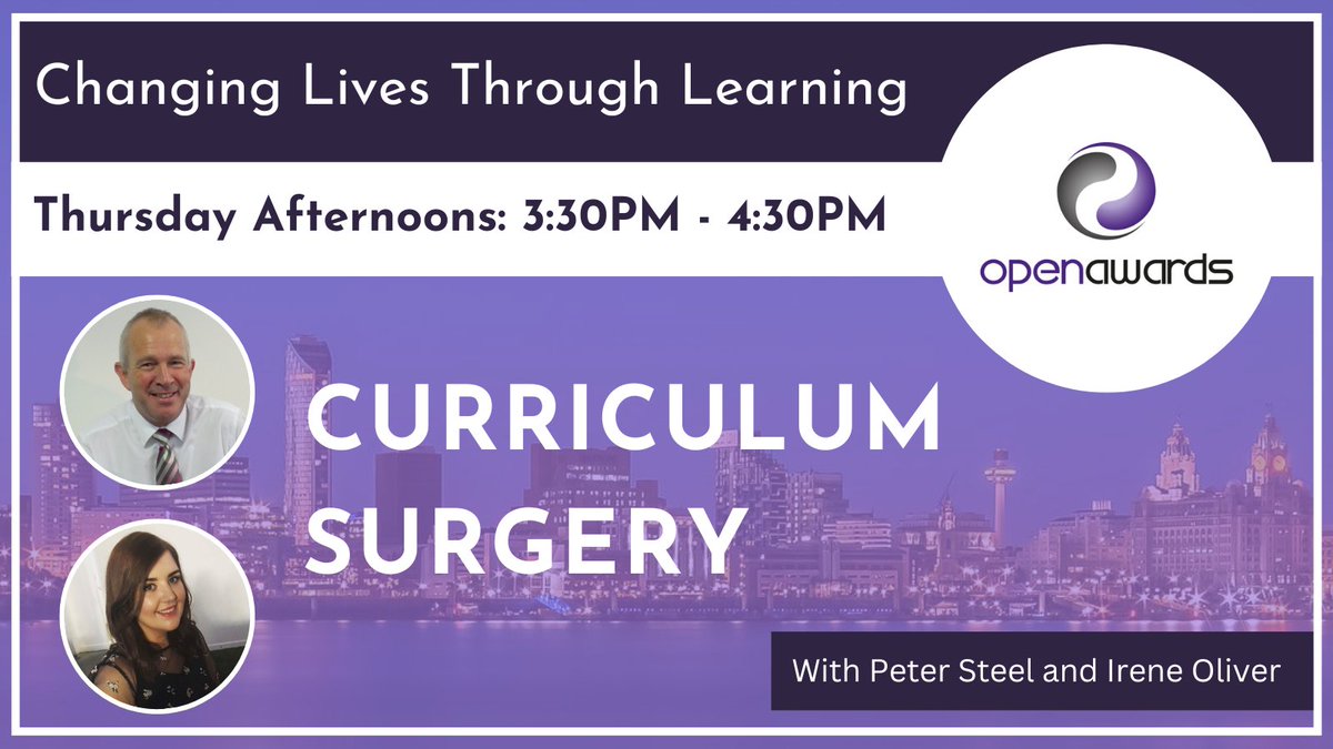 openawards's tweet photo. If you need help with your #Curriculum...
Who you gonna video call? π»
The @openawards #CurriculumSupport Surgery will be open tomorrow from 3:30 - 4:30PM. π
No need to book, simply join the chat via the link below.
βΆ https://t.co/nwuudgYyOE
#EdChat #TeacherTwitter https://t.co/lTDcFGpcXB