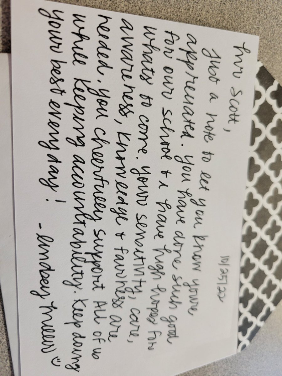 ryancscott1981's tweet photo. #godwinks keep me moving forward.  

I can't express how much this piece of paper meant to me yesterday.   

#overcomeimpostersyndrome 
#blessed4sure https://t.co/0H7skUEJ58