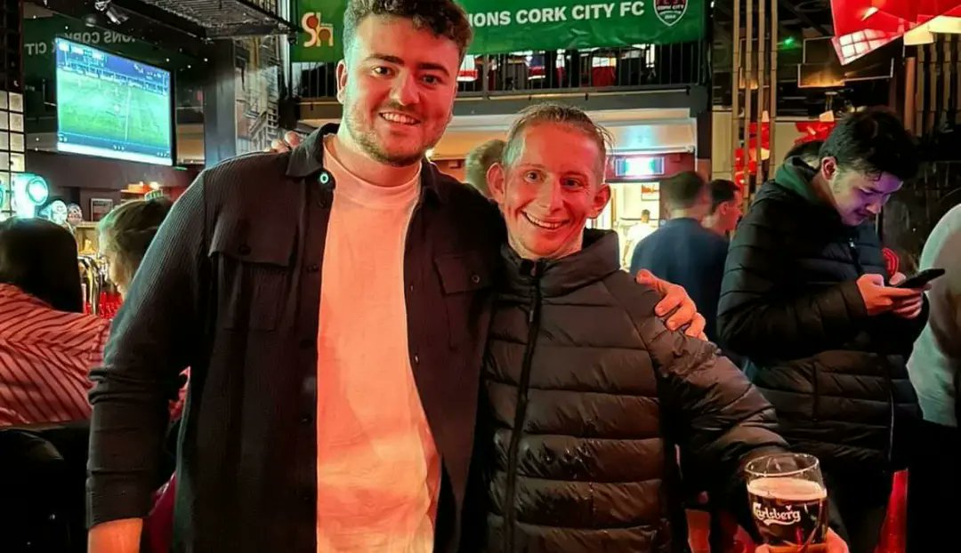 EoinDonovan11's tweet photo. @CorkCityFC @sohobarcork What a Night it was 💚 ❤ 🍻 !!! https://t.co/CtGjZRnfgE
