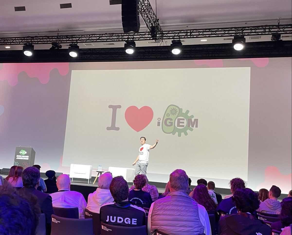 SynBio1's tweet photo. “Come to iGEM and you will see the future.” #iGEM2022 https://t.co/Zwz9Jdc1qR