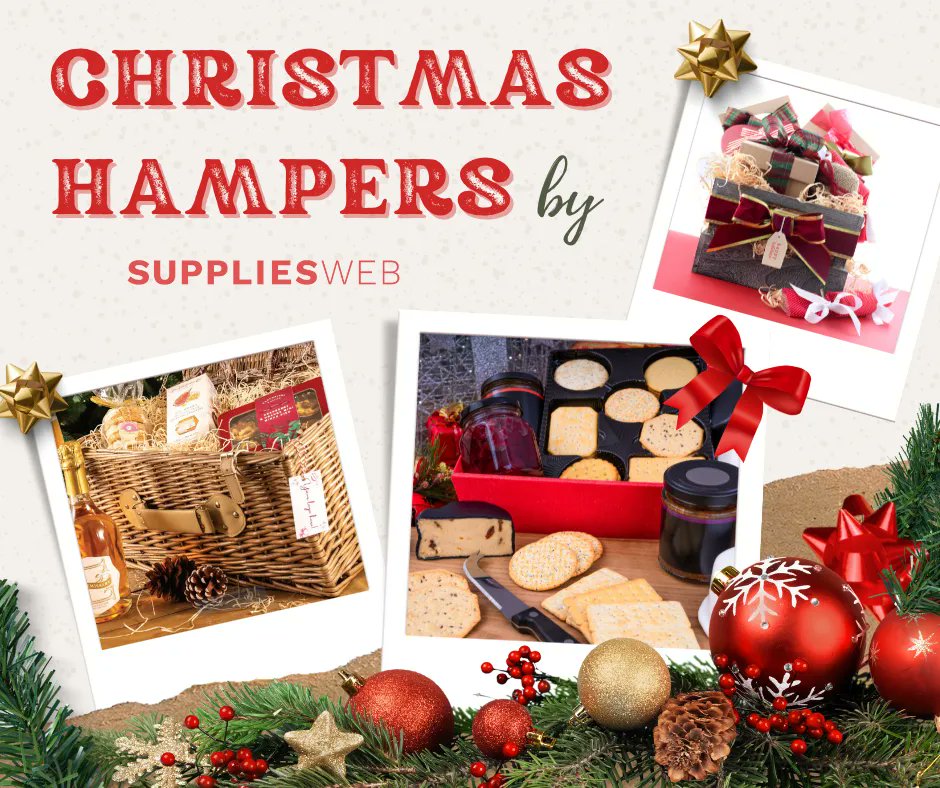 Looking to really treat your employees or colleagues this Christmas?
Check out our range of Christmas gifts here - buff.ly/3gN0gmU, including luxury hampers.
Let Supplies Web help you have a stress-free festive period...✨ 
#ChristmasHamper #ChristmasSupplier #ITSupplies