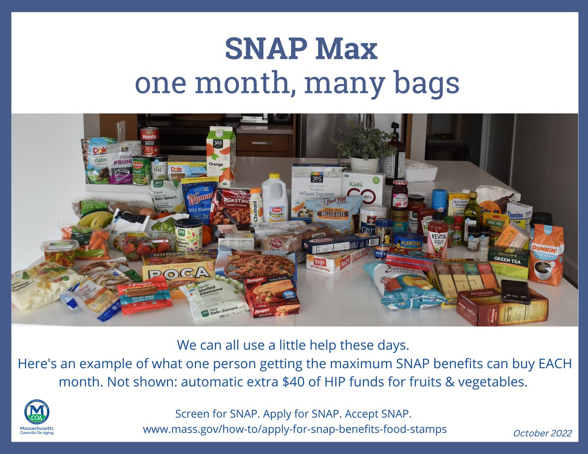As the Federal Public Health Emergency Declaration continues, so do SNAP emergency allotments (EAs) providing additional funds to households. It’s not too late to apply to SNAP and receive maximum monthly amounts. ow.ly/aSLe50LkxQu. #snap #snapea #malnutrition