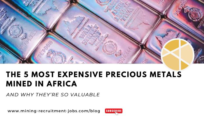 CAGlobal_Jobs's tweet photo. The 5 most expensive precious metals mined in Africa! You may be surprised that neither gold nor platinum is number one on the list of the priciest metals.

👉https://t.co/ophQ6DjO4Y

#CAMining #CAMiningBlog #Mining #PreciousMetals #MiningJobs https://t.co/4EX7rpH3Fu