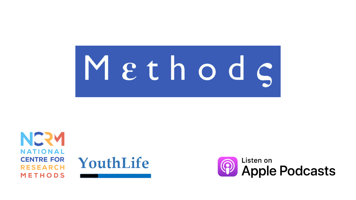 We have launched a new series of our Methods podcast!

The series, produced with the YouthLife project, features conversations with leading experts on #QualitativeLongitudinal and #MixedMethods research.

The first episode, with Johnny Saldaña, is out now: ncrm.ac.uk/news/show.php?…