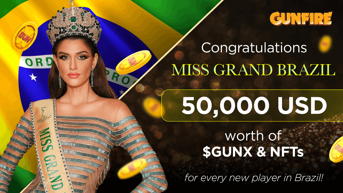 xantus_ai's tweet photo. Congratulations to Miss Grand Brazil 2022!

Reward for every new player in Brazil

1. Like + Follow Us 
2. Tag 3 Friends 
3. Drop your wallet➡️https://t.co/6Ph4RFxUZn

#MGI2022 #MGI_Grand_Final #Brazil #MissGrandThailand2022 #MissGrandInternational2022 https://t.co/F5QbLQTaac