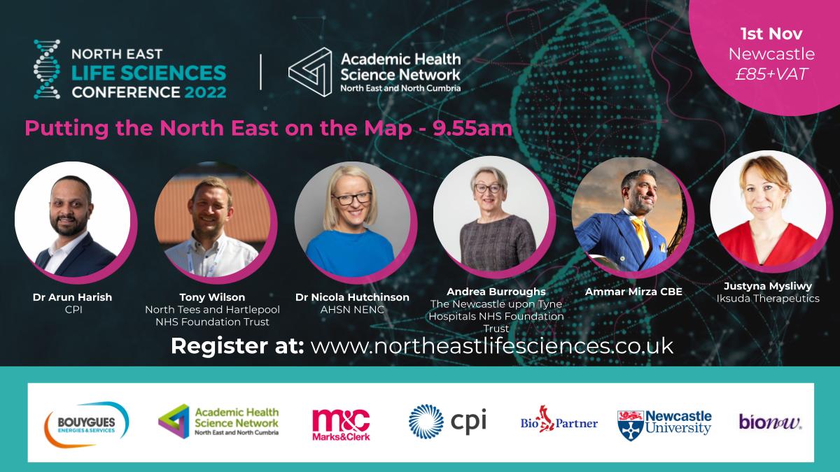 The spotlight will be on the region’s life sciences sector in November, as the North East Life Sciences Conference comes to the North East. See our own Nicola Hutchinson in Putting the North East on the Map at 9.55am. 📅 1st Nov ⏰ 9.30am - 4.30pm ➡️ northeastlifesciences.co.uk