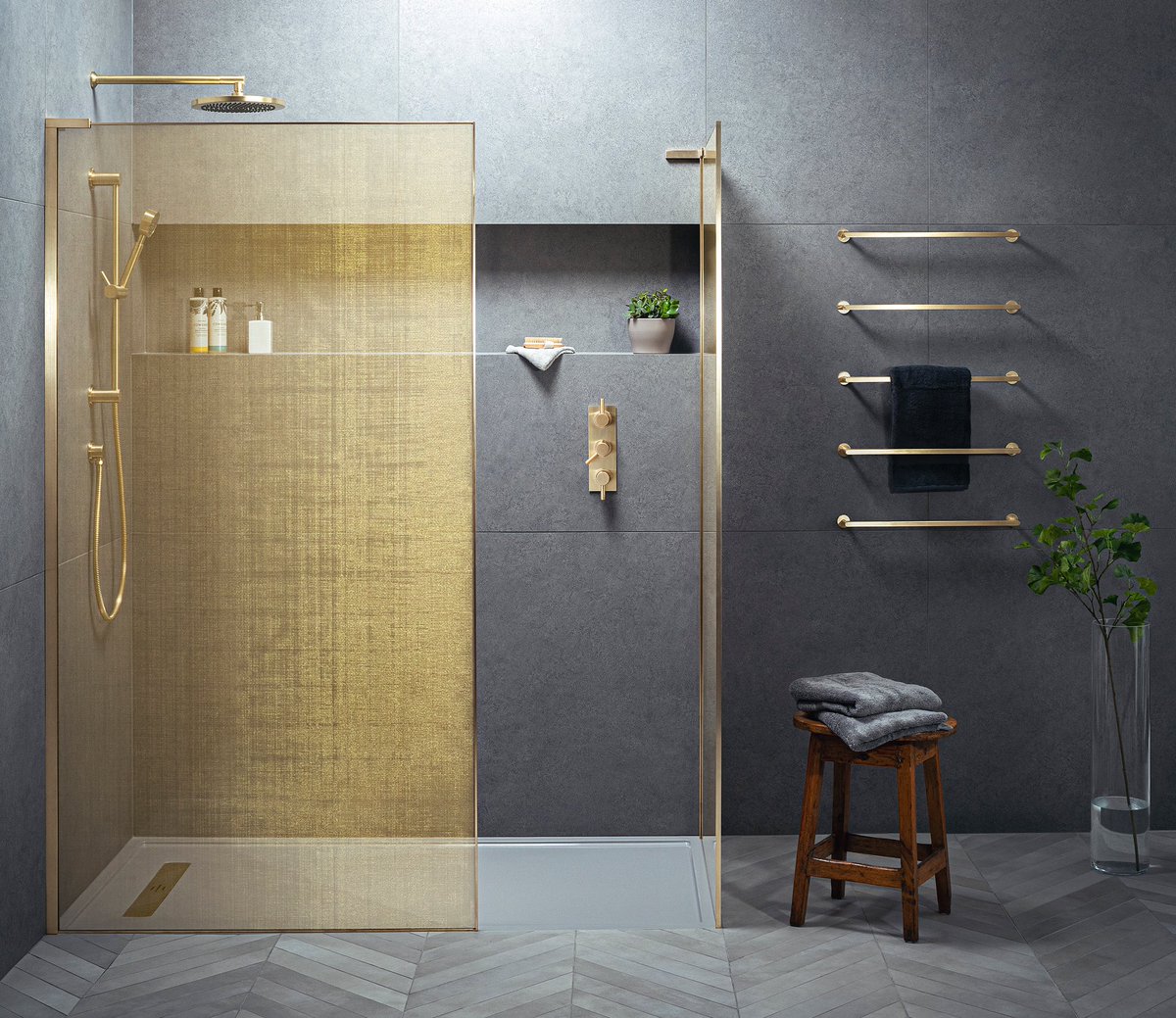 MatkiShowering's tweet photo. Looking for something different for your bathroom design? Our unique EauZone Framed Wet Room Panel With Mesh Glass could be for you!
Head over to https://t.co/8FronLG034 to find out more!
#gold #silver #meshglass #lightreflecting #sparkly #interiorarchitecture
#matkishowering https://t.co/xjFqoeeleA