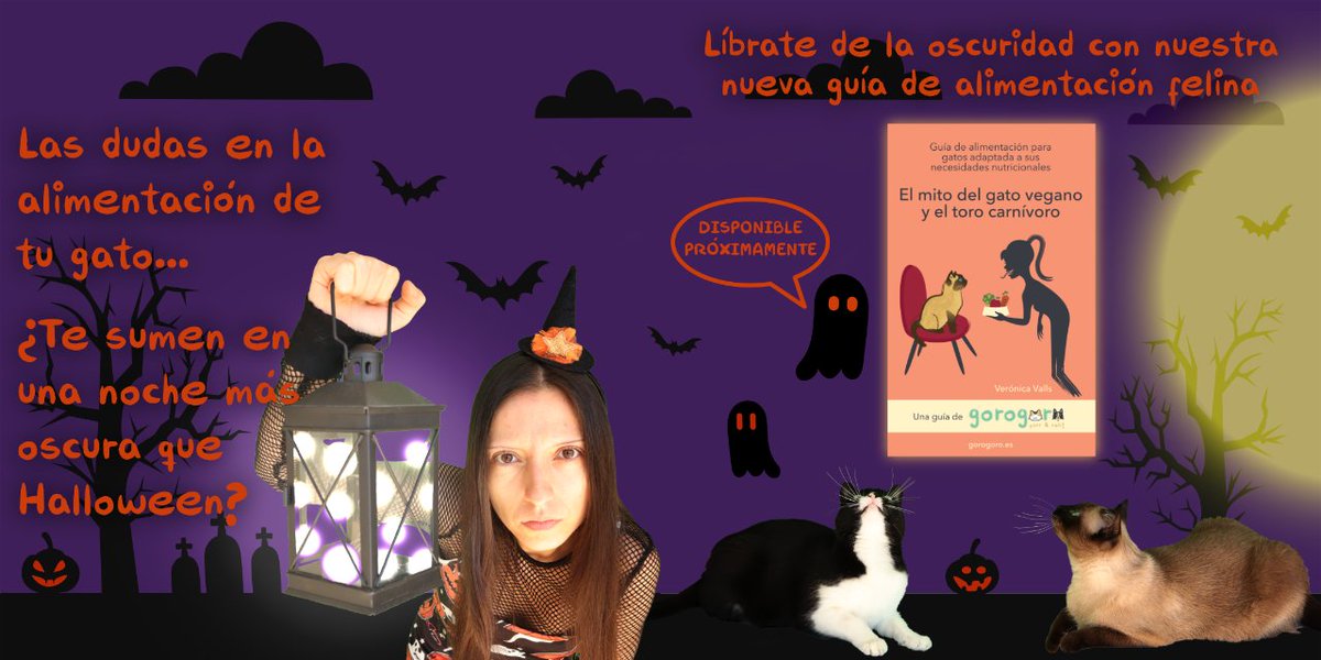gorogoropurroll's tweet photo. 👻 Una de las cosas que más tememos los cuidadores de gatos es la recurrente duda de si estamos alimentando correctamente a nuestros mininos >
#dietabarf #nutricionfelina #gatos #alimentacioncruda #pienso #comidahumeda #libros #miedo #halloween #horror #trickortreat https://t.co/iBmNSL4Xhy