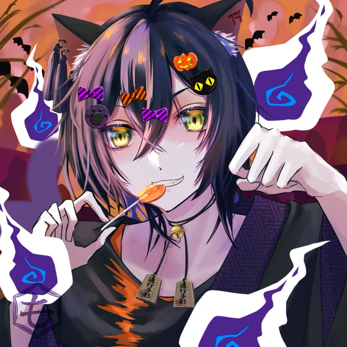 #イラスト  #illustration  #ハロウィンイラスト HappyHalloween 