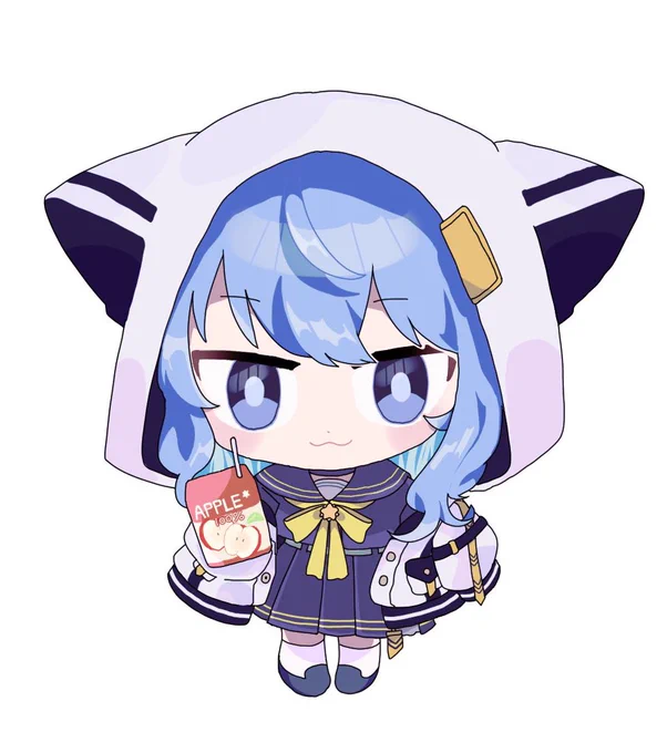 弟くんの誕生日プレゼントの為に描いたすいちゃん #ほしまちぎゃらりー 