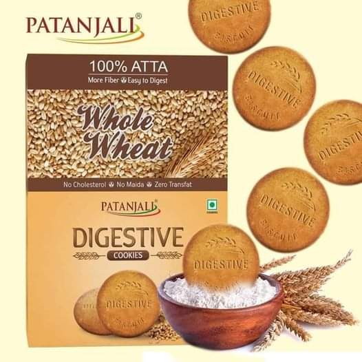 Losing weight and staying in shape while still enjoying biscuits?
Yes! It is possible with the Patanjali Digestive biscuit that comes with the goodness of whole wheat and fiber.
✅100% Atta
✅0% trans-fat
✅0% cholesterol
 #PatanjaliDigestive #digestivebiscuits @Santosh00455545
