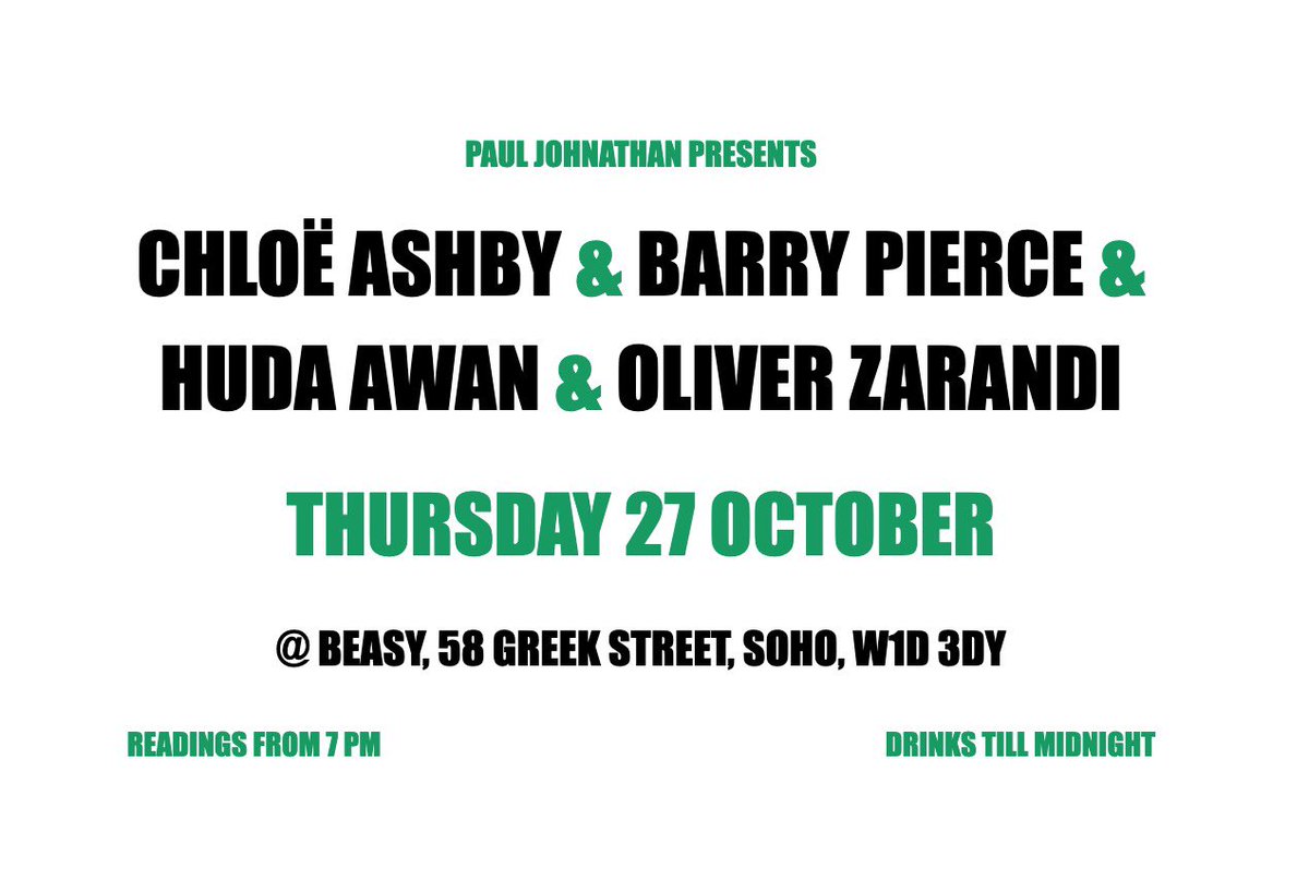 reminder that this is on tomorrow! come see me read a wip 😎