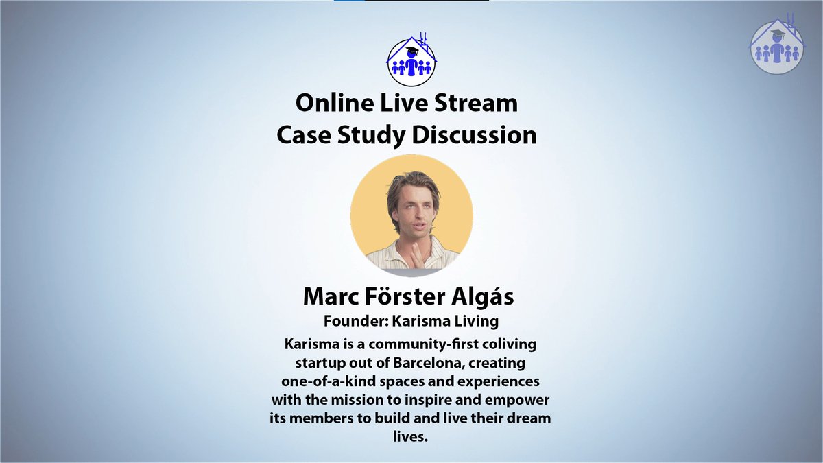 ColivingEducate's tweet photo. Online live stream case study discussion, meet the participants
@marcforster_  and @Johnnyi1337   will be discussing a scenario that you've probably encountered if you've stayed in a coliving space! Tune in live 
.
.
https://t.co/lDz6lAEks3
.
.
#coliving #colivingeducation https://t.co/mc09VnM2Lx