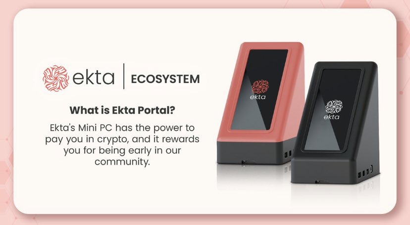jjones6842's tweet photo. Have you minted an @EktaChain Portal NFT yet?? #instantreveal  

👇Mint Link👇
   https://t.co/auXP9bfF9v

10 years Passive Rewards 
WL to Ekta's Degen Island 
WL Ekta IDOs &amp; Airdrops 

@LOUDMOUTH_ETH @LazyApeYC  #ekta #portal #unity #integrity #BATTLESHIP #Captains #LAYC #NFT https://t.co/cYw1YmHYzE