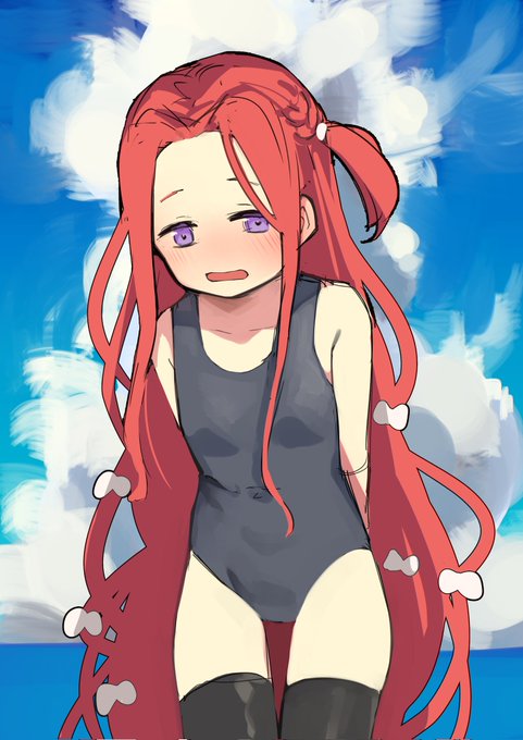 ユズとスク水ニーソのお題で描いた!
ユズちゃんはスク水が似合う!
#ブルアカワンドロ部 