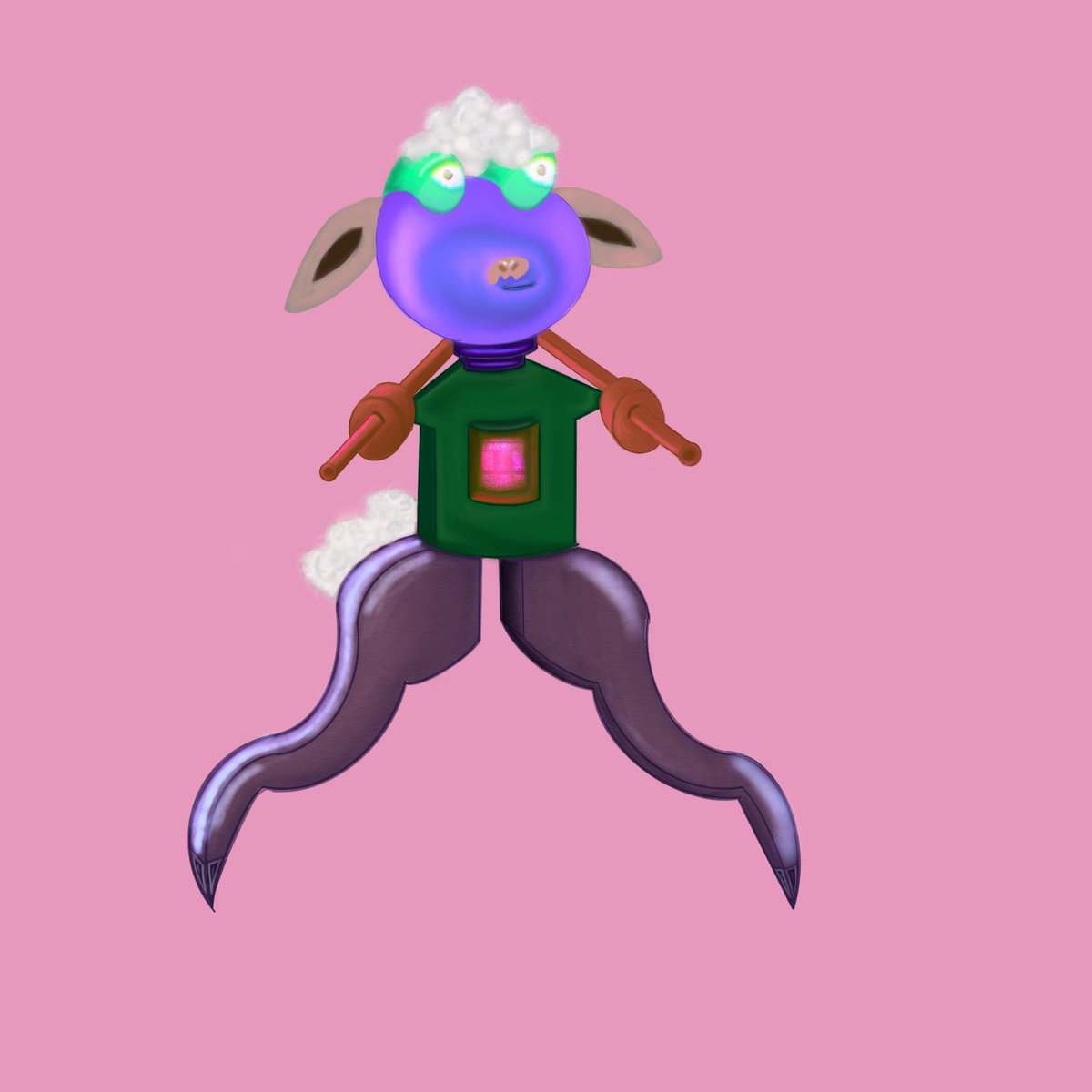 SullenGranny's tweet photo. Sheep is ready.🐑 #sheep #sullengranny #sullenalien #nft #nftcommunity #nfts #nftcollector #nftturkey #nftcollectors #nftdrops #procreate #nftprocreate #opensea #openseanft #openseaart #NFT #NFTs https://t.co/ExkQSixxG3