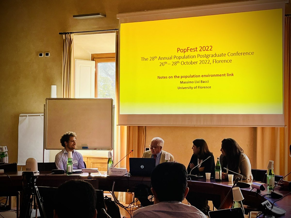 eui_sps's tweet photo. 🤳The 28th edition of the Annual Population Postgraduate Conference @popfest22 is kicking off today at the @EUI_EU with a Keynote Speech by Prof. Massimo Livi Bacci ⤵️

#PopFest22 is co-hosted by @UNI_FIRENZE, in partnership with @FlorenceUps https://t.co/q3kH46OdHt