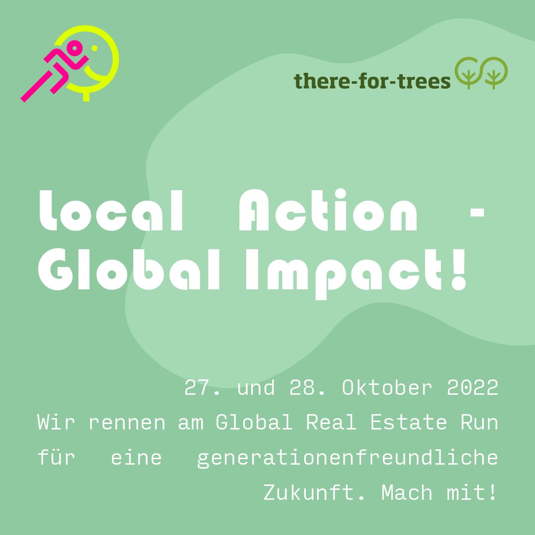 Morgen findet der 4. Global Real Estate Run statt! Wir sind stolz darauf mit there-for-trees, die Baumpflanzungen in der Schweiz als offizieller Partner von Global Real Estate durchführen zu können 💚 Natürlich werden wir auch als Team aktiv an dem Lauf teilnehmen 🏃‍♀️🏃‍♂️