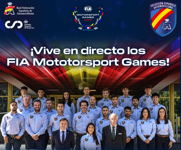 🏆🏁¡No te pierdas la ceremonia de apertura de los FIA MOTORSPORT GAMES 2022!🏁🏆

La puedes ver en directo aquí: rfeda.es/streaming

🔹#TuSelección
🔹#VamosAPorTodas
🔸<a href="/Deportegob/">CSD</a>
🔸<a href="/fiamgames/">FIA Motorsport Games</a>