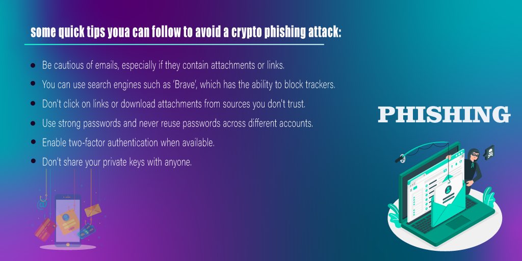 theDealsGame's tweet photo. Be aware of phishing. Here are some tips for you. #NFTCommunity #web3community https://t.co/mRhZkQTMnS