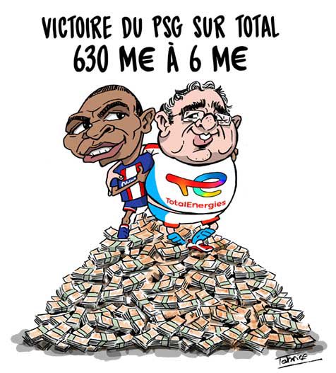 FabriceGreg's tweet photo. #superprofits #argents #euro #fortune #grossalaire #total #totalrecords #petrole #patrickpouyanné #totalenergies #football #foot #kilianmbappe #kilian #psg #salaire #dessin #dessindujour #dessindepresse #humour #blague #sketch #gregsketch https://t.co/EkL6VwHOwK