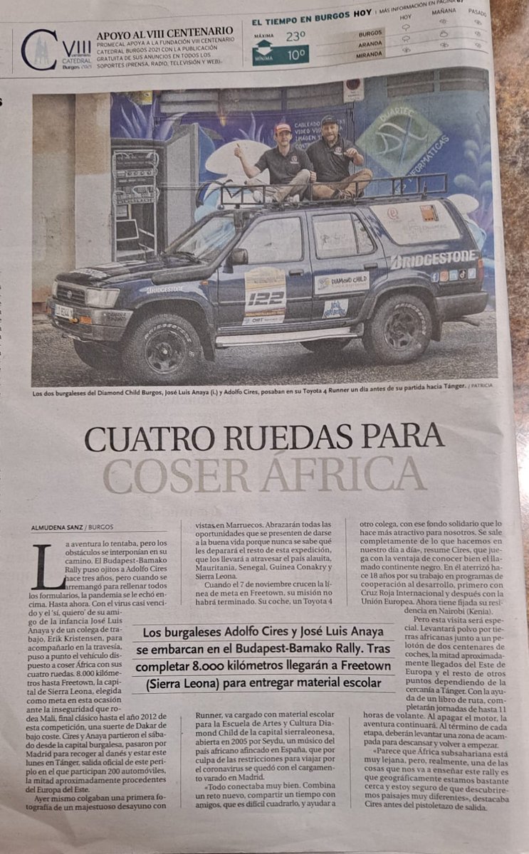 joseluanaya's tweet photo. Rally Budapest-Bamako 2022🏁 https://t.co/t6jxYM0VHk