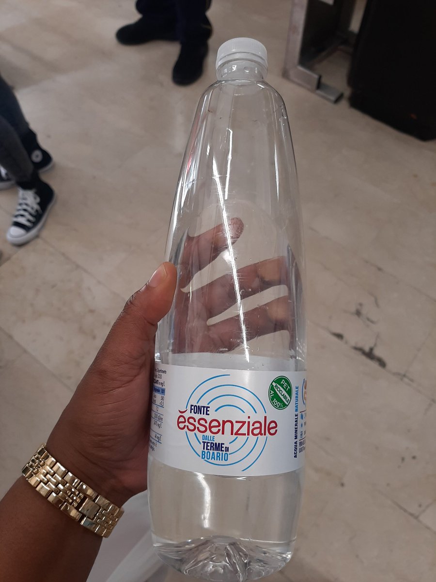 julia_mavhungu's tweet photo. So I'm in Italy... went into a supermarket, I bought and drank almost half of this bottle thinking its water only for the cashier to tell me that I shouldn't drink so much because it's a laxative 🥲 https://t.co/WTSLZPnMG2