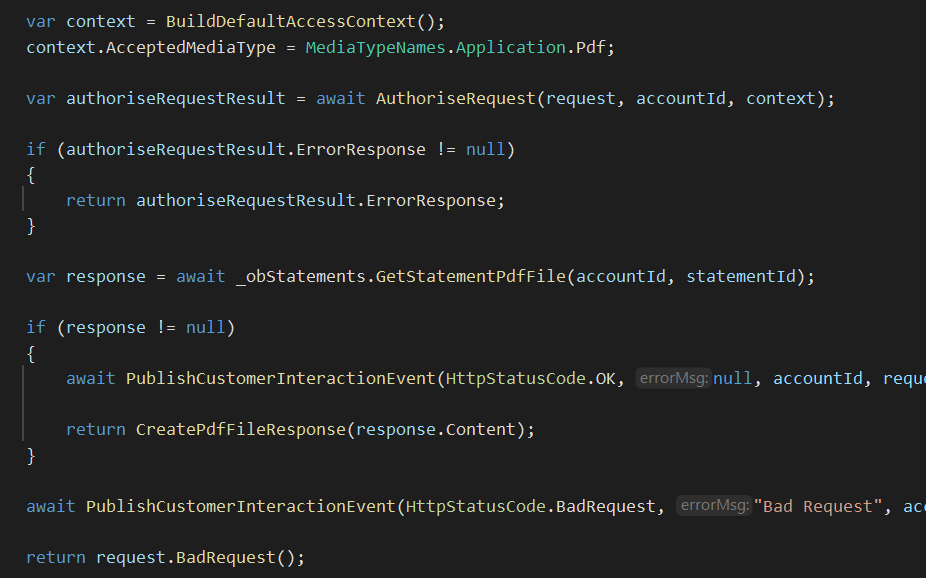 david_whitney's tweet photo. I beg you, use newlines in code with intent.

We use paragraphs in text to guide the reader - to group related concepts before moving on to something else.

Code is the same.

Lines mean something, if you use them everywhere, or nowhere, you're removing a form of expression. https://t.co/nGAsxy1s5k