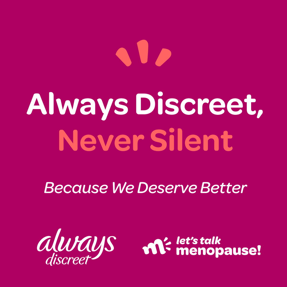 LTMenopause's tweet image. #HotFlashes are one of the most common symptoms of #menopause. 80% of women experience hot flashes with an average duration of 10 years (@SWHR). 

 #MoreThanHotFlashes #AlwaysDiscreetNeverSilent @ProcterGamble @AlwaysDiscreet
