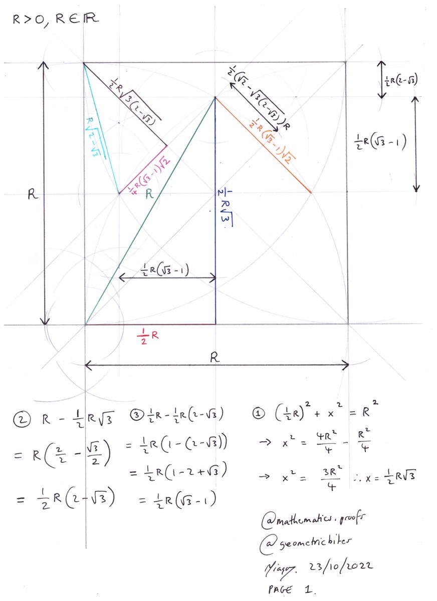 tiago_hands's tweet photo. Extra workings related to the square. Top left hand corner right angle could be quite useful? Test: https://t.co/v6UtQL3iR4 #pythagoras #mathematicsproofs #geometricproof https://t.co/evA1wjPSBt