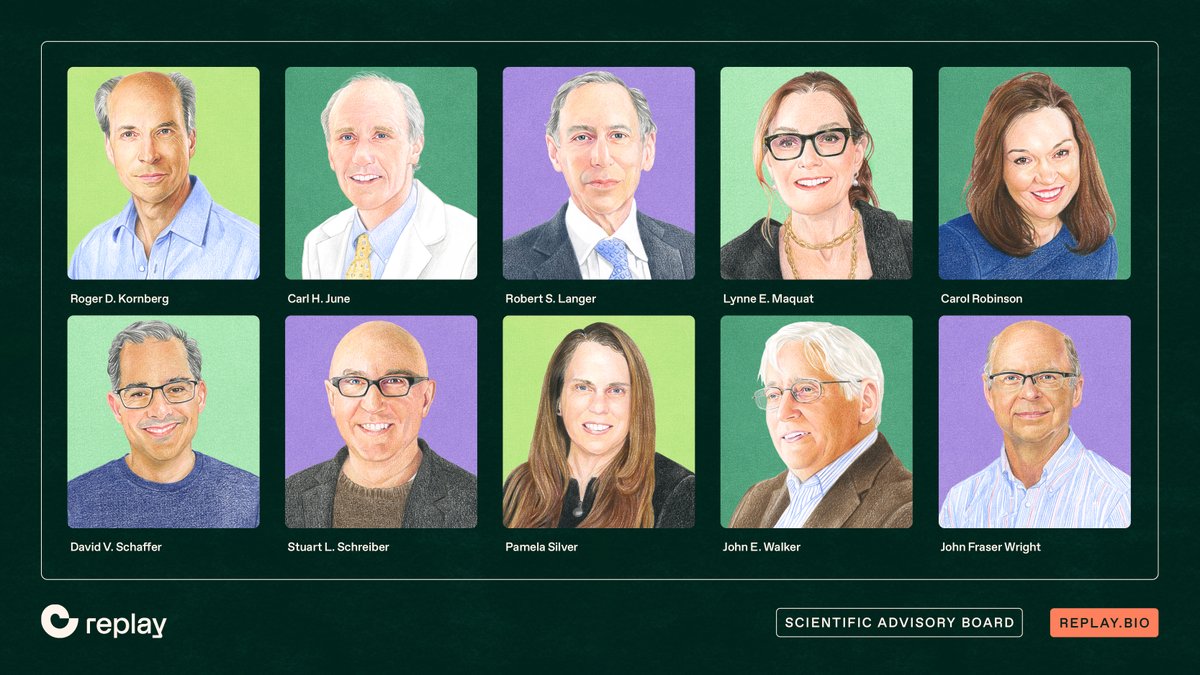 AdrianWoolfson's tweet photo. .@replaybio’s Scientific Advisory Board, announced last week, comprises an unprecedented group of brilliant scientific minds who have made important contributions in #genomicmedicine and #celltherapy. Learn more about them here: https://t.co/CbVK1DXNyw
#SAB #GenomeWriting https://t.co/EBCaSaupcW