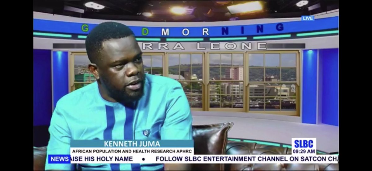 giorgio_maggie's tweet photo. Here is @JumaKenneth talking about the new @aphrc @stats_sl and @Guttmacher abortion incidence study on Good Morning Sierra Leone! So exciting to be able to make this  evidence public and discuss the importance of reproductive rights. #AbortionRights https://t.co/pDHRBMxRg7