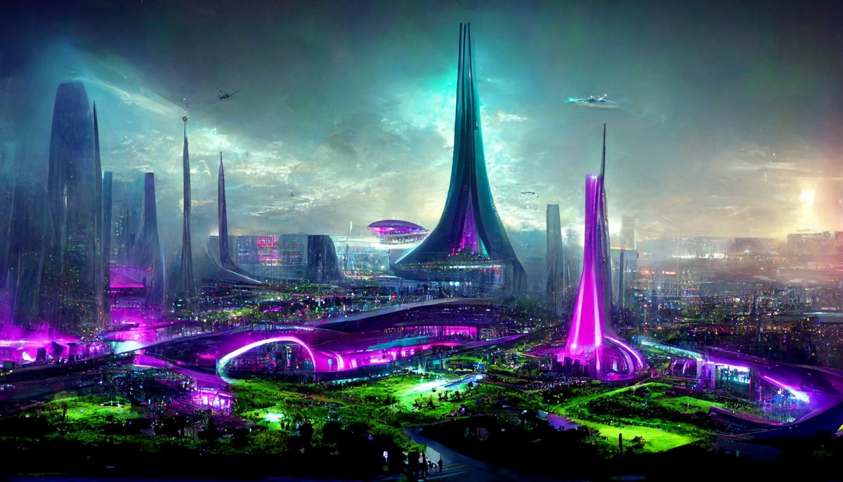 theFGMRS's tweet photo. @0xfoobar @Tyronejkd The year is 2040, the whole eth supply will be stored in this decentralised city by @theFGMRS that made everyone rich. https://t.co/nuiauGPXN5