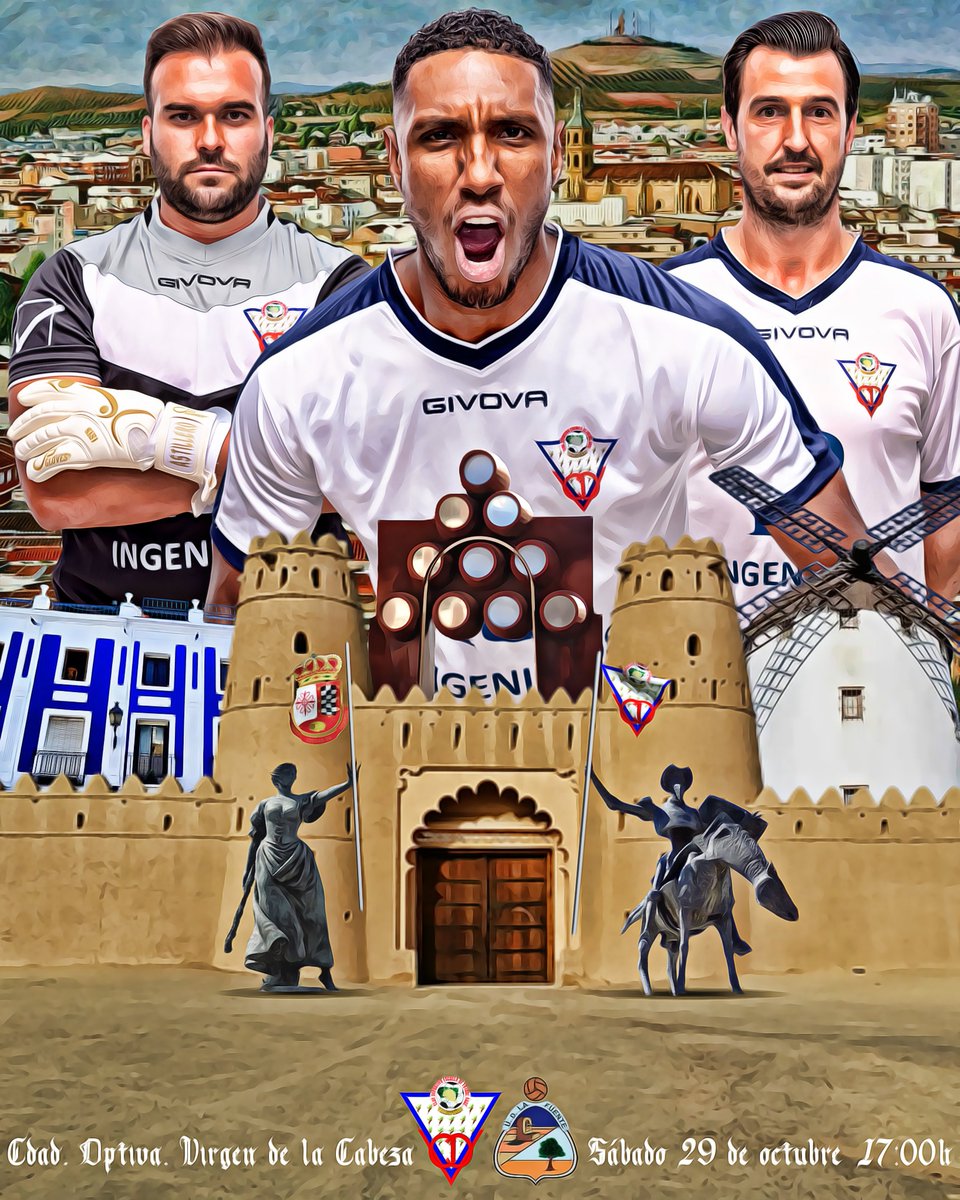 🖼️ 𝗖𝗔𝗥𝗧𝗘𝗟 𝗢𝗡𝗟𝗜𝗡𝗘 | "Muy Heroica, Leal e Invicta Ciudad de Valdepeñas"

🏆 Primera Preferente
ℹ️ Jornada 10
🆚 <a href="/UdLaFuente/">UD La Fuente</a> 
📆 Sábado 29 de octubre
🕔 17:00h
🏟️ Ciudad Deportiva
🆓 Socios: gratis
🎫 No Socios: 7€
🆓 Menores de 16 años: gratis

📸 <a href="/aurecape/">aure</a>