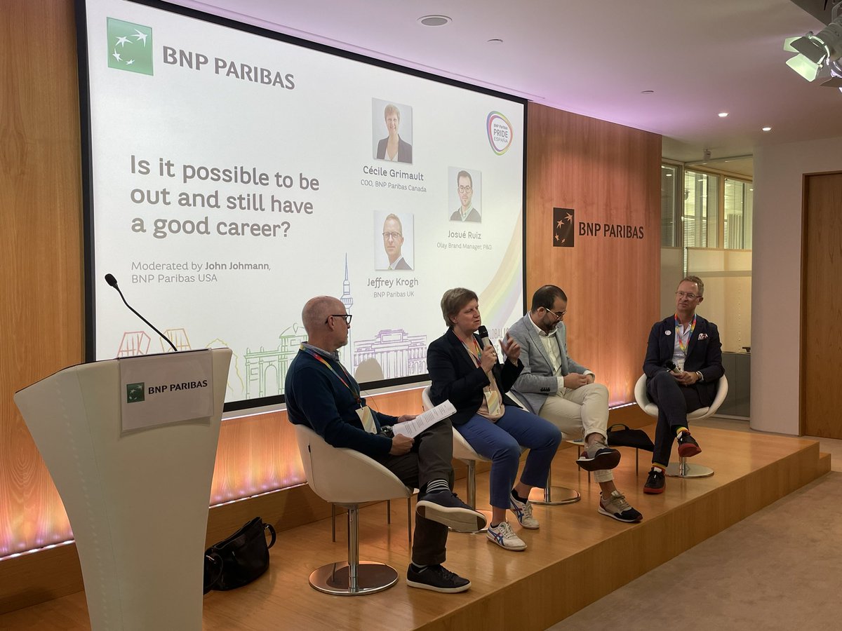 BNP Paribas PRIDE (@pridebnpp) on Twitter photo Cecile Grimault: “I started to be out at work when I had my children. I thought I had this responsibility for them.
When I talked to HR in Hong-Kong, I said: “I have a special family. Is it okay?” They didn’t really understand what was behind the question at the beginning” Cecile Grimault: “I started to be out at work when I had my children. I thought I had this responsibility for them.
When I talked to HR in Hong-Kong, I said: “I have a special family. Is it okay?” They didn’t really understand what was behind the question at the beginning”