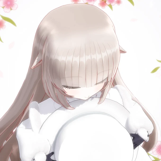 撫で待ちミルクちゃん撫でるだけで一日を終えてしまいそう#Merry_at<(C)Appland, Inc.> 