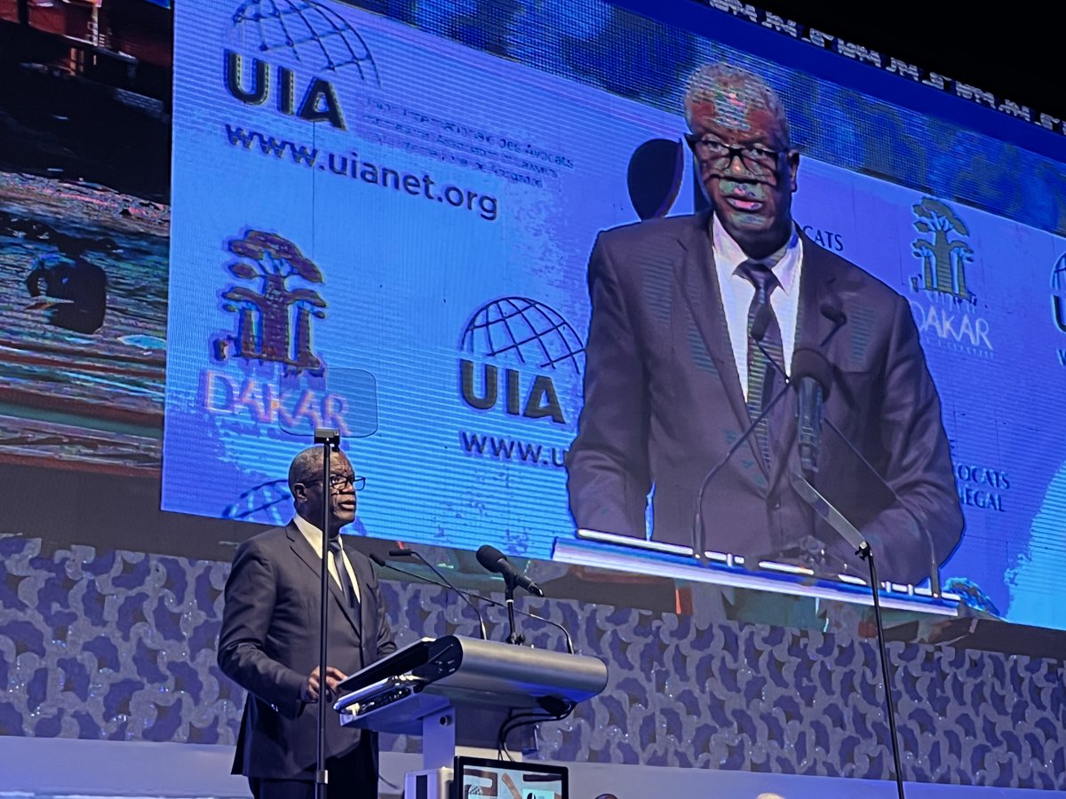 Dicours inspirant du docteur Denis Mukwege, Prix Nobel de la Paix
#UIADakar