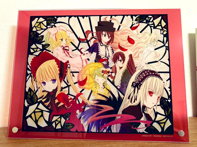 #ローゼンメイデン
Twitterキャンペーンでアクリルアート当選しました!!
画集Rozen Maidenでの描き下ろし絵ですね!

ローゼンは大好きな作品で本当に嬉しいです
大切にします🌹 
