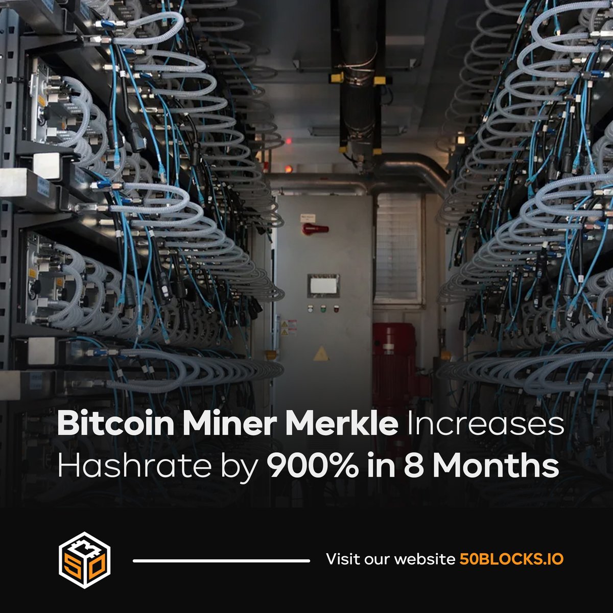 fiftyblocks's tweet photo. Bitcoin miner Merkle Standard, which has a joint venture with Bitmain, one of the world’s largest bitcoin mining rig manufacturers, increased its total computing power or hashrate to 3.1 exahash (EH/s) from about 0.3 EH/s over the last eight months. https://t.co/4YXL9zkxrx