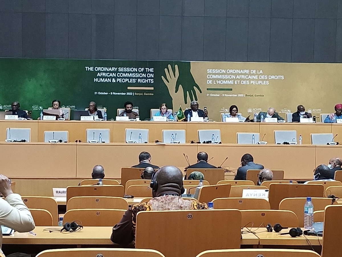 #CADHP73 la #Mauritanie a ratifié la Convention de Kampala, instrument régional de protection et d’assistance pour les #PDI en #Afrique en 2015. Vivement que des mesures soient prises pour sa mise en oeuvre effective.
<a href="/ISHR_fr/">ISHR en français</a> <a href="/Adelaide_ISHR/">Adélaïde ETONG JAMES</a> <a href="/AVicente_Carr/">Alejandra Vicente</a> <a href="/bikjo/">Joseph Bikanda</a> <a href="/bruno_haden/">Bruno HADEN</a>