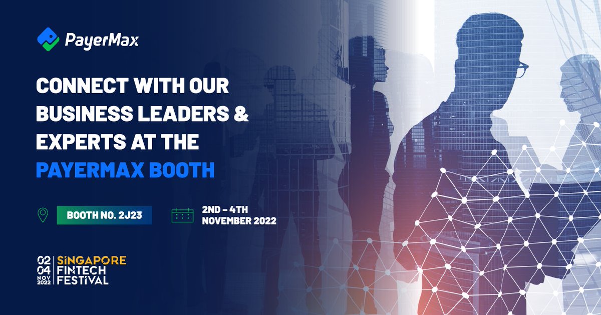 PayerMax_Global's tweet photo. The @sgfintechfest is coming up NEXT WEEK! Swing by booth 2J23 to learn more about PayerMax and how to upscale your capital efficiency with #PayerMax products. Our friendly teams will be happy to answer your questions.
You can also book a 1:1 meeting here:
https://t.co/0tkDH6K5gQ https://t.co/WKY31D7CXe