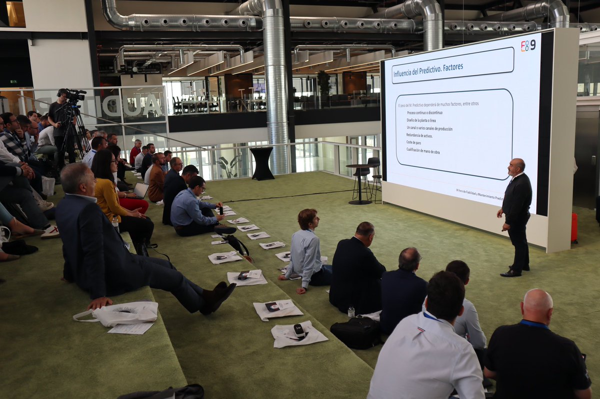 Sigue en directo 🔴 la ponencia de Rafael Conget de Gomà-Camps Group desde YouTube: youtu.be/6zwavvS3mjA #9foro #mantenimientopredictivo #industria40 #predictivemaintenance