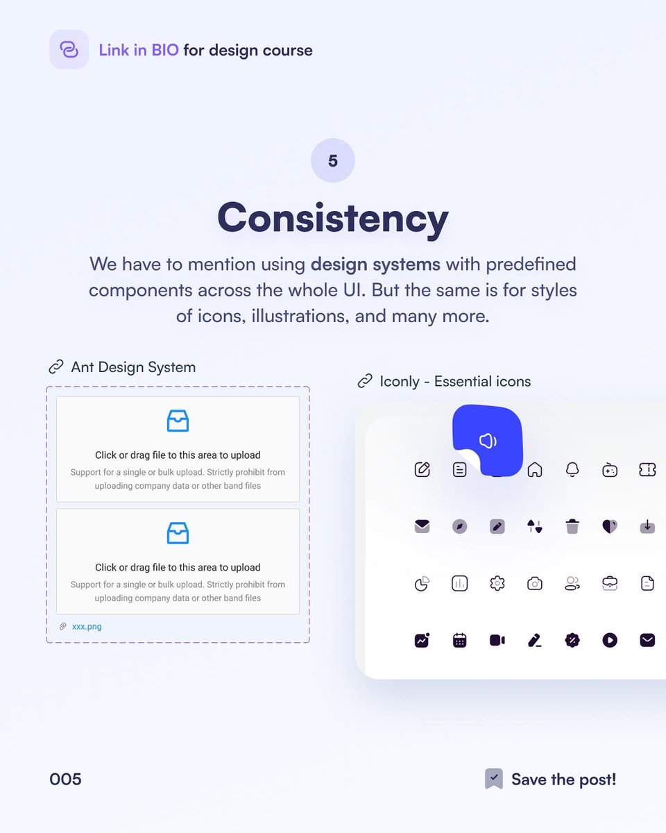 janm_uiux's tweet image. 5. Consistency